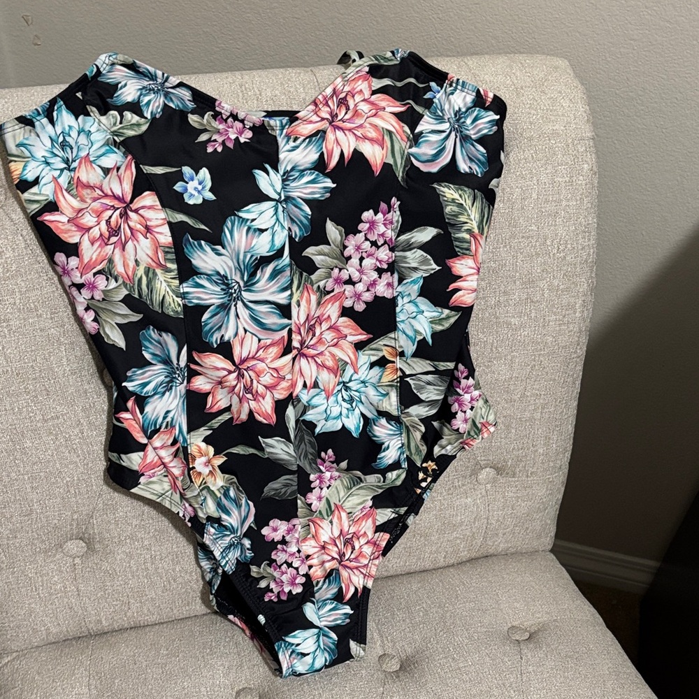 Floral One-Piece Swimsuit